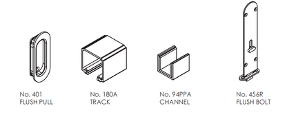 Interior Folding: Interfold 50 For Top Hung Interior Folding Systems. Max 50kg Each