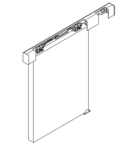Surface Sliding: Single Run 60 For Top Hung Sliding Panels. Max 60kg Each