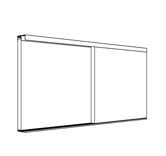Double Sliding: Wardrobe Roll 50 For Bottom Rolling Sliding Panels. Max 50kg Each